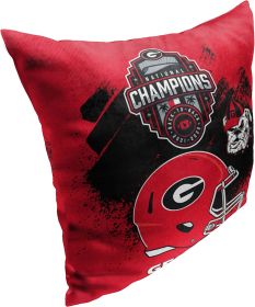 Northwest NCAA Georgia Bulldogs 2022 National Football Champions Pillow