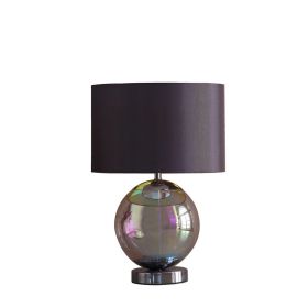 Artie Orb Iridescent Chrome Table Lamp