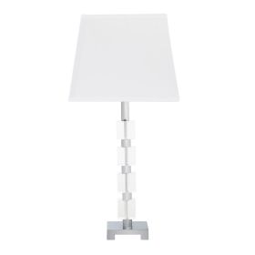 25" Wendi Glam Crystal Ice Cube Table Lamp