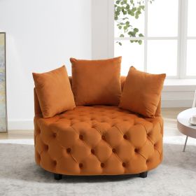 Classical Barrel Chair, Orange