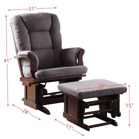 ACME Aeron Glider with Ottoman