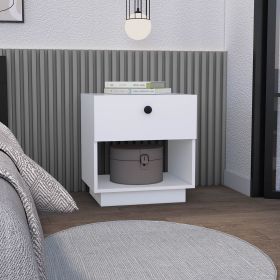 Paris 1 Drawer Nightstand, White