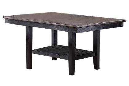 1pc Dining Table, Dark Coffee Finish