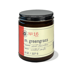 M. Greengrass 8 Oz Jar Candle - Sweet Clementine