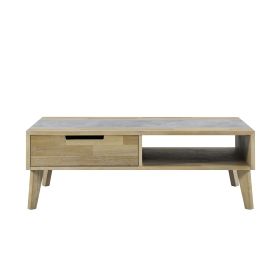 Calgary - Sintered Stone Coffee Table, Brown