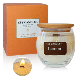 FCMSHAMD Lemon Fresh Scented Candle