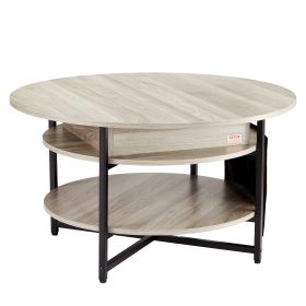 VEVOR Lift Top Round Coffee Table