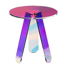 VEVOR Round Iridescent Nightstand