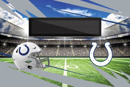 [Personalization Only] Official NFL Colts -32"x20"