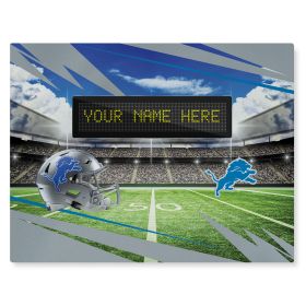 [Personalization Only] Official NFL Detroit Lions -62"x84"