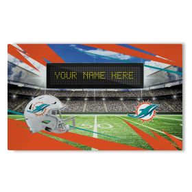 [Personalization Only] Official NFL Dolphins -36"x62"