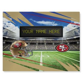 [Personalization Only] Official NFL San Francisco 49ers - 62"x84"