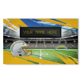 [Personalization Only] Official NFL Chargers 62"x36"