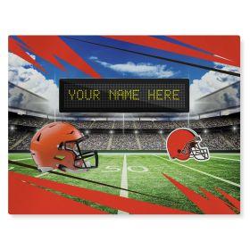 [Personalization Only] Official NFL Browns 62"x84"