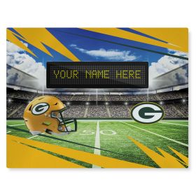 [Personalization Only] Official NFL Green Bay Packers -62"x84"