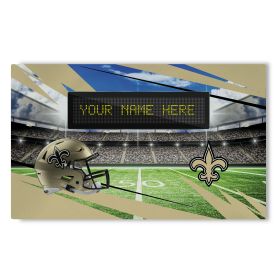 [Personalization Only] Official NFL Saints -36"x62"