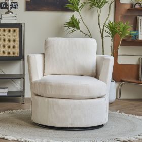 360 Degree Swivel Barrel Accent Chair