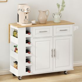 Multi-Functional Kitchen Island Cart