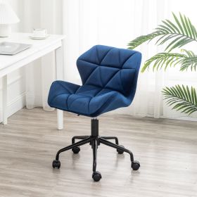 Eldon Diamond Tufted Adjustable Swivel Office Chair, Blue