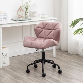 Eldon Diamond Tufted Adjustable Swivel Chair, Mauve