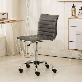 Fremo Chromel Adjustable Air Lift Office Chair, Gray