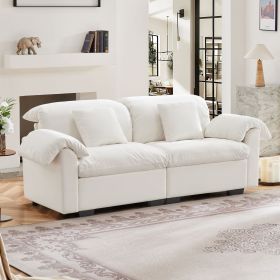 Velvet 2 Seater Deep Seat Sofa