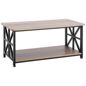 40" Farmhouse Rectangular Coffee Table