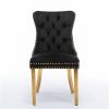 Contemporary Velvet Upholstered Dining Chair