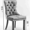 Contemporary Velvet Upholstered Dining Chair