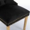 Contemporary Velvet Upholstered Dining Chair