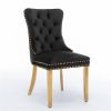 Contemporary Velvet Upholstered Dining Chair