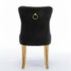 Contemporary Velvet Upholstered Dining Chair