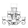 Elegant Scrollwork Candle Stand and Centerpiece Vase