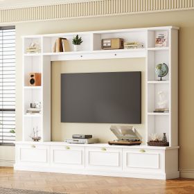 Large Wall Unit for TVs Up to 78'' (Color: as Pic)